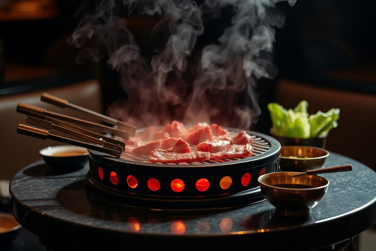 Korean BBQ Table